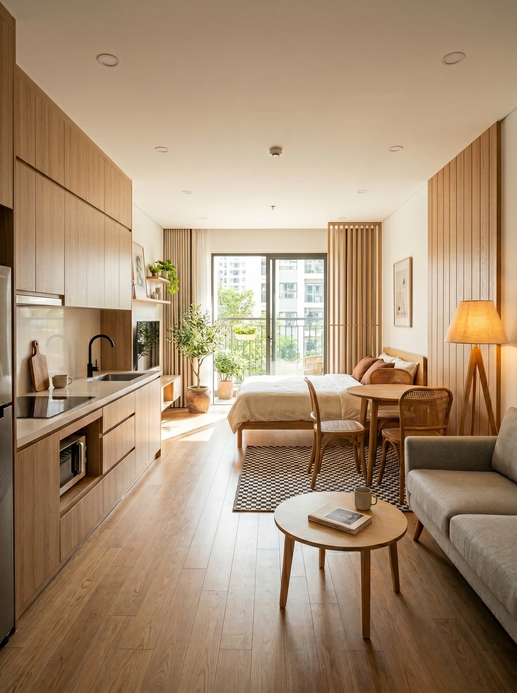 Studio 38m² — Phòng đa năng — Scandinavian